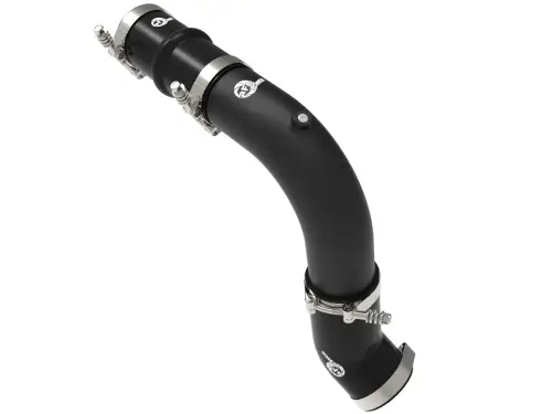 Afe - Advance Flow Engineering - 46-20818-B | aFe Power BladeRunner 3 Inch Aluminum Hot Charge Pipe Kit, Black For RAM Diesel Trucks 2500/3500 L6-6.7L (td)