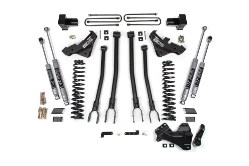 BDS Suspension - BDS1223H | BDS Suspension 4 Inch Lift Kit 4-Link Conversion For Ford F-450 Super Duty 4WD | NX2 Nitro Series Shocks