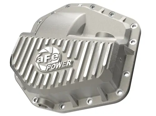Afe - Advance Flow Engineering - 46-71480A | aFe Power Street Series Front Differential Cover, Raw With Machined Fins For Ford F-250 / F-350 (Dana M235)