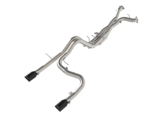 Afe - Advance Flow Engineering - 49-33154-B | aFe Power Vulcan Series 3 Inch 304 Stainless Steel Cat-Back Exhaust System With Black Tip For Ford Bronco Raptor V6-3.0L (tt)