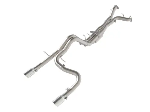 Afe - Advance Flow Engineering - 49-33154-P | aFe Power Vulcan Series 3 Inch 304 Stainless Steel Cat-Back Exhaust System With Polished Tip For Ford Bronco Raptor V6-3.0L (tt)