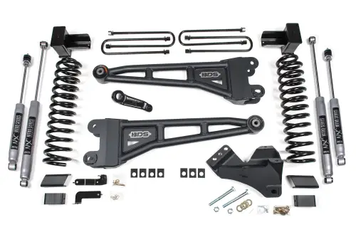 BDS Suspension - BDS1226H | BDS Suspension 4 Inch Lift Kit With Radius Arms For Ford F-450 Super Duty 4WD | NX2 Nitro Series Shocks