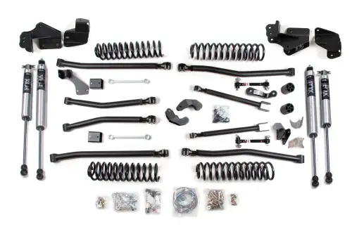 BDS Suspension - BDS1408FS | BDS Suspension 4.5 Inch Lift Kit For Jeep Wrangler JK Rubicon 4-Door | Long Arm