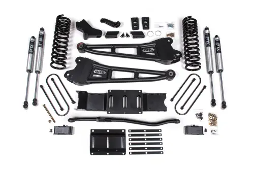 BDS Suspension - BDS2152FS | BDS Suspension 4 Inch Lift Kit With Radius Arms For Ram 3500 4WD | 2 Inch Block Kit Without Overload | Fox 2.0 Performance Series Shocks | Diesel