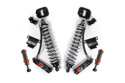 BDS Suspension - BDS2145PESB | BDS Suspension Fox 2.5 Coilover Conversion Upgrade For Ram 2500 / Ram 3500 Diesel | 4 inch Lift | Fox 2.0 Hydro Bump Stop