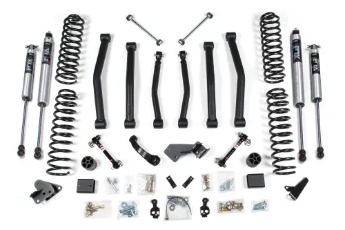 BDS Suspension - BDS1425FS | BDS Suspension 4 Inch Lift Kit For Jeep Wrangler JK 2-Door | Fox 2.0 performance Series Shocks