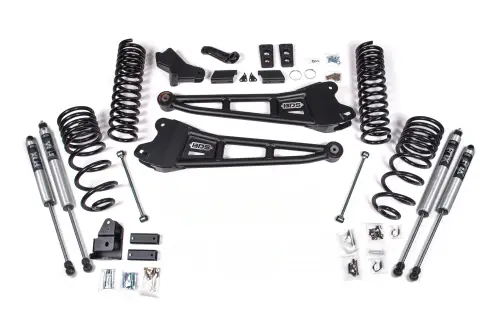 BDS Suspension - BDS2143FS | BDS Suspension 4 Inch Lift Kit With Radius Arms For Ram 2500 4WD Diesel | Fox 2.0 Performance Series Shocks