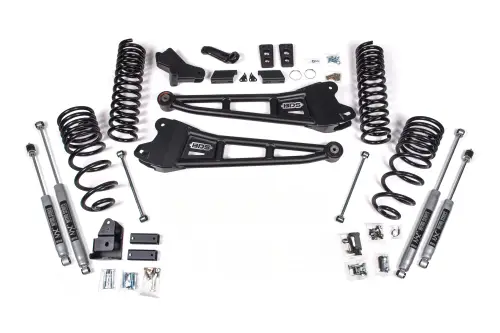 BDS Suspension - BDS2143H | BDS Suspension 4 Inch Lift Kit With Radius Arms For Ram 2500 4WD Diesel | NX2 Nitro Series Shocks