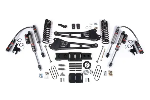BDS Suspension - BDS2142FPE | BDS Suspension 6 Inch Lift Kit With Radius Arms For Ram 3500 4WD Diesel | 4 Inch Block Kit | 6 Bolt Index Ring | Fox 2.5 Performance Elite Shocks