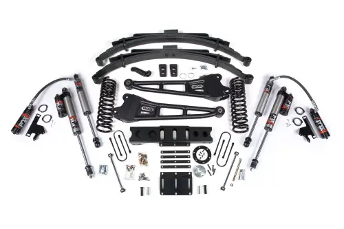 BDS Suspension - BDS2141FPE | BDS Suspension 6 Inch Lift Kit With Radius Arms For Ram 3500 4WD Diesel | 4.5 Inch Leaf Springs | 6 Bolt Index Ring | Fox 2.5 Performance Elite Shocks