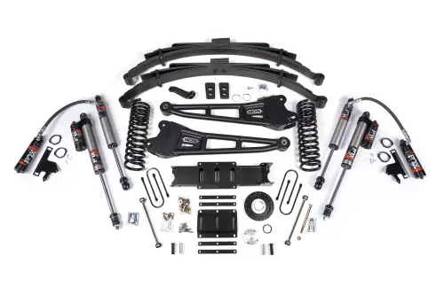BDS Suspension - BDS2140FPE | BDS Suspension 6 Inch Lift Kit With Radius Arms For Ram 3500 4WD Diesel | 4.5 Inch Leaf Springs | 8 Bolt Index Ring | Fox 2.5 Performance Elite Shocks