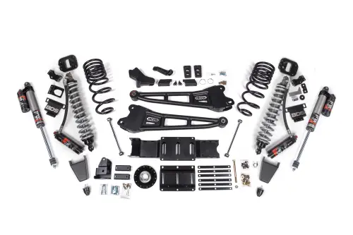 BDS Suspension - BDS2135PES | BDS Suspension 6 Inch Extended Travel Lift Kit With Radius Arms For Ram 2500 4WD Diesel | Coilover & Rubber Bump Stop | Fox 2.5 Performance Elite Shocks
