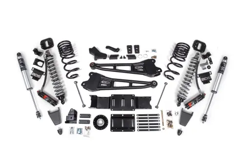 BDS Suspension - BDS2135PPS | BDS Suspension 6 Inch Extended Travel Lift Kit With Radius Arms For Ram 2500 4WD Diesel | Coilover & Rubber Bump Stop | Fox 2.5 Performance Series HTO Shocks