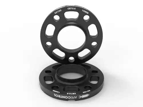 Afe - Advance Flow Engineering - 610-502002-B | aFe Power CONTROL Billet Aluminum Wheel Spacers For Various BMW Applications 5x120mm, CB 72.6mm, 15mm Thickness