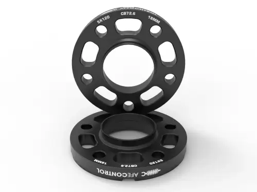 Afe - Advance Flow Engineering - 610-502003-B | aFe Power CONTROL Billet Aluminum Wheel Spacers For Various BMW Applications 5x120mm, CB 72.6mm, 18mm Thickness