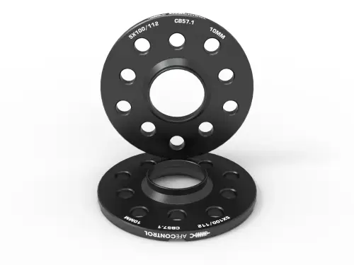 Afe - Advance Flow Engineering - 610-611001-B | aFe Power CONTROL Billet Aluminum Wheel Spacers For Various Volkswagen/ Audi Applications 5x100/112mm, CB 57.1mm, 10mm Thickness