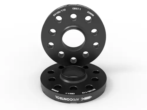 Afe - Advance Flow Engineering - 610-611004-B | aFe Power CONTROL Billet Aluminum Wheel Spacers For Various Volkswagen/ Audi Applications 5x100/112mm, CB 57.1mm, 20mm Thickness