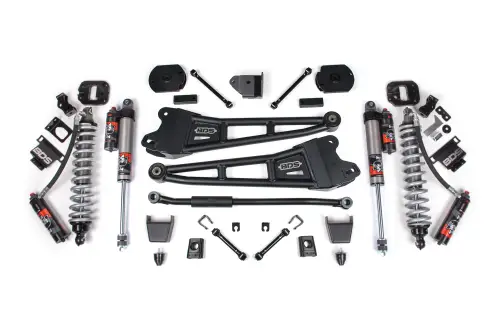 BDS Suspension - BDS1624PES | BDS Suspension 3 Inch Lift Kit With Radius Arm & Fox 2.5 Performance Elite Coilover Conversion For Ram 2500 4WD Diesel | Rubber Bump Stop