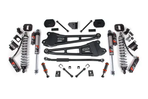 BDS Suspension - BDS1624PESB | BDS Suspension 3 Inch Lift Kit With Radius Arm & Fox 2.5 Performance Elite Coilover Conversion For Ram 2500 4WD Diesel | Fox 2.0 Hydro Bump Stop