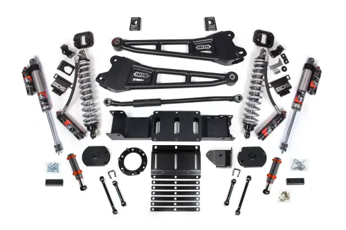 BDS Suspension - BDS1653PESB | BDS Suspension 3 Inch Lift Kit With Radius Arm & Fox 2.5 Performance Elite Coilover Conversion For Ram 2500 4WD Diesel | Fox 2.0 Hydro Bump Stop