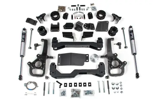 BDS Suspension - BDS2122FS | BDS Suspension 4 Inch Lift Kit For Ram 1500 With Air Ride 4WD | Standard OE Knuckle Type | Fox 2.0 Performance Series Shocks