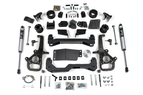BDS Suspension - BDS2123FS | BDS Suspension 4 Inch Lift Kit For Ram 1500 With Air Ride 4WD | Large Bore OE Knuckle Type | Fox 2.0 Performance Series Shocks