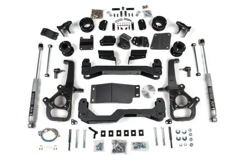 BDS Suspension - BDS2123H | BDS Suspension 4 Inch Lift Kit For Ram 1500 With Air Ride 4WD | Large Bore OE Knuckle Type | NX2 Nitro Series Shocks