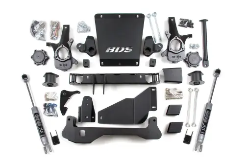 BDS Suspension - BDS1815H | BDS Suspension 4 Inch Lift Kit For Chevrolet / GMC Avalanche, Suburban, Tahoe, Or Yukon 1500 4WD | Auto Ride Equipped