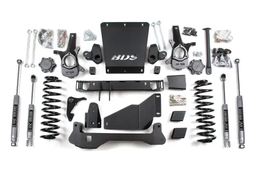 BDS Suspension - BDS183H | BDS Suspension 6 Inch Lift Kit For Chevrolet / GMC Avalanche, Suburban, Tahoe, Or Yukon 1500 4WD | NX2 Nitro Series Shocks