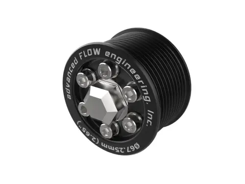Afe - Advance Flow Engineering - 79-10008 | aFe Power Supercharger Power Pulley Kit With Hub, 2.65 Inch For Dodge Charger/Challenger Hellcat V8-6.2L (sc)