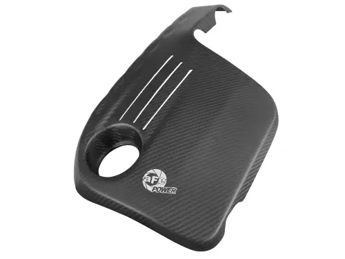 Afe - Advance Flow Engineering - 79-13003 | aFe Power Engine Cover, Matte Carbon Fiber For BMW M2 Competition (F87) / M3/M4 (F80/82/83) L6-3.0L (tt) S55