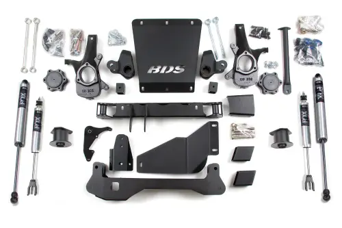 BDS Suspension - BDS191FS | BDS Suspension 4 Inch Lift Kit For Chevrolet / GMC Avalanche, Suburban, Tahoe, Or Yukon 1500 4WD | Fox 2.0 Performance Series Shocks