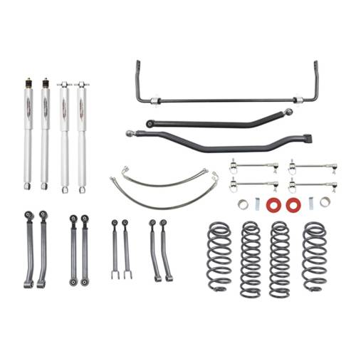Belltech - 153201TPS | 2007-2018 Wrangler Rubicon Unlimited JK 4dr 4" Lift w/ Rear Sway Bar