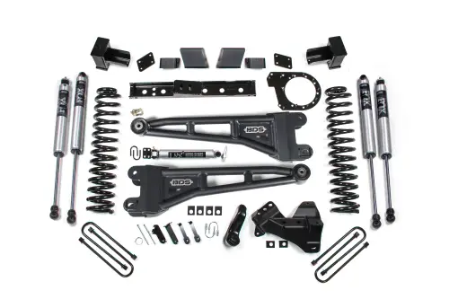 BDS Suspension - BDS2260FS | BDS Suspension 7 Inch Lift Kit With Radius Arm For Ford F-350 Super Duty DRW 4WD Diesel | Fox 2.0 Performance Series Shocks