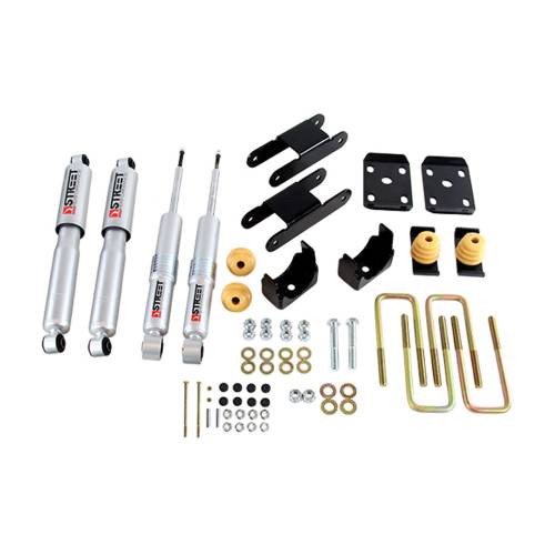 Belltech - 1100SP | Belltech 0 to 3 Inch Front / 4 Inch Rear Complete Lowering Kit with Street Performance Shocks (2018-2022