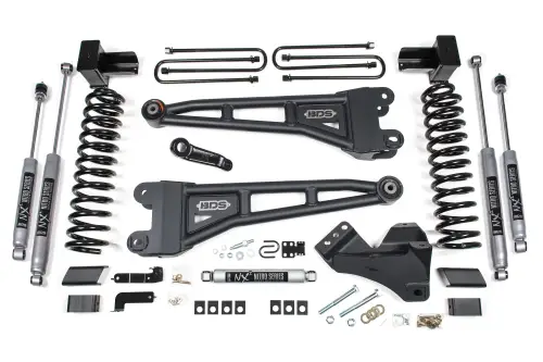 BDS Suspension - BDS2261H | BDS Suspension 5 Inch Lift Kit With Radius Arm For Ford F-350 Super Duty DRW 4WD Diesel | NX2 Nitro Series Shocks