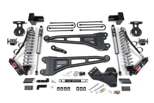 BDS Suspension - BDS2261PPS | BDS Suspension 5 Inch Lift Kit With Radius Arm & Fox 2.5 Performance Elite Coilover Conversion For Ford F-350 Super Duty DRW 4WD Diesel | Fox 2.5 Performance Series HTO Shocks