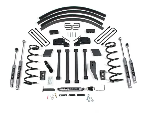 BDS Suspension - BDS245H | BDS Suspension 5 Inch Lift Kit For Ram 1500 4WD | Rear Block Kit & Add-A-Leaf | NX2 Nitro Series Shocks