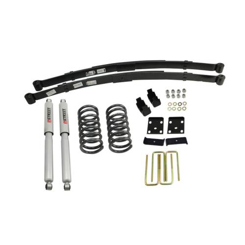 Belltech - 437SP | Belltech 2 Inch Front / 4 Inch Rear Complete Lowering Kit with Street Performance Shocks (2004-2015 Titan 2WD)