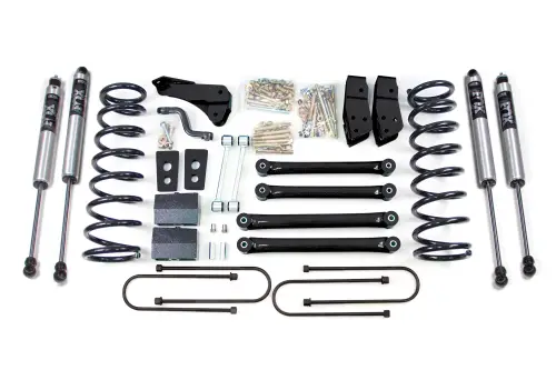 BDS Suspension - BDS273FS | BDS Suspension 4 Inch Lift Kit For Ram 2500 Power Wagon 4WD | Rear Lift 4 Inch Block Kit | Rear 3.5 Inch Axle | Fox 2.0 Performance Series Shocks