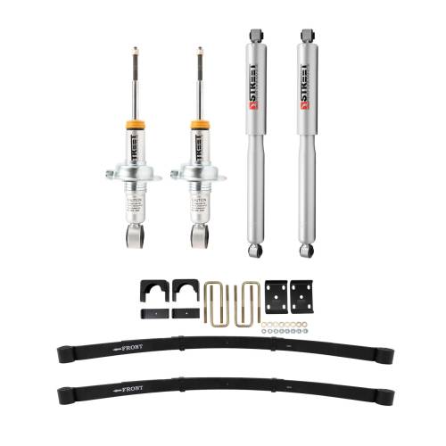 Belltech - 438SP | Belltech +2 to -2 Front / 4 Inch Rear Complete Lowering Kit with Street Performance Shocks (2004-2015 Titan 2WD)