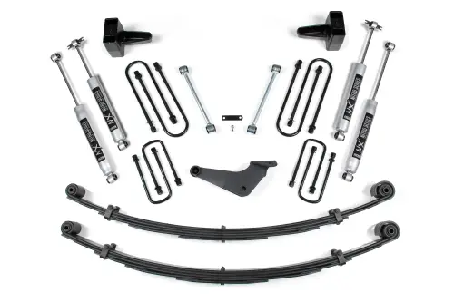 BDS Suspension - BDS300H | BDS Suspension 4 Inch Lift Kit For Ford Excursion 4WD | Rear Lift Block Kit | NX2 Nitro Series Shocks