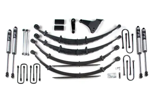 BDS Suspension - BDS303FS | BDS Suspension 6 Inch Lift Kit For Ford Excursion 4WD | Rear Leaf Springs | Fox 2.0 Performance Series Shocks