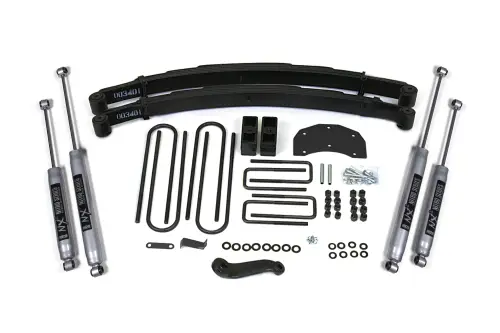 BDS Suspension - BDS308H | BDS Suspension 4 Inch Lift Kit For Ford F-350 Monobeam 4WD | NX2 Nitro Series Shocks