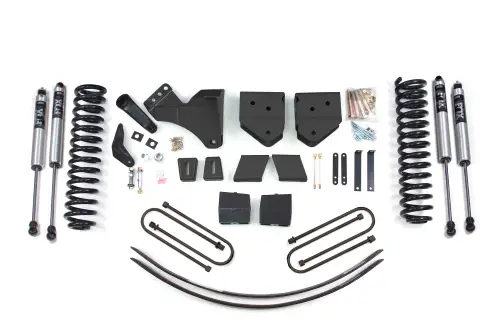 BDS Suspension - BDS337FS | BDS Suspension 6 Inch Lift Kit For Ford F-250 / F-350 Super Duty 4WD Gas | Rear Lift 3 Inch Block Kit & Add-A-Leaf Without Overload | Fox 2.0 Performance Series Shocks