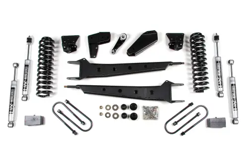 BDS Suspension - BDS361H | BDS Suspension 4 Inch Lift Kit With Radius Arm For Ford Bronco 4WD | Rear Lift Block Kit