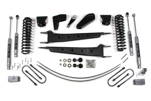 BDS Suspension - BDS363H | BDS Suspension 4 Inch Lift Kit With Radius Arm For Ford Bronco 4WD | Rear Lift Block Kit & Add-A-Leaf