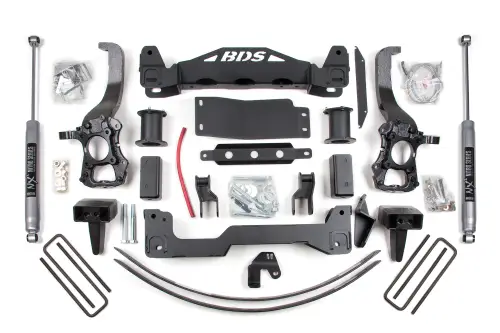 BDS Suspension - BDS574FS | BDS Suspension 6 Inch Lift Kit For Ford F-150 4WD | Add-A-Leaf | Fox 2.0 Performance Series Shocks
