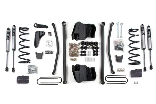 BDS Suspension - BDS636FS | BDS Suspension 6 Inch Lift Kit With Long Arm For Ram 2500 / 3500 4WD Diesel | Rear Lift Block Kit | Rear 3.5 Inch Axle | Fox 2.0 Performance Series Shocks