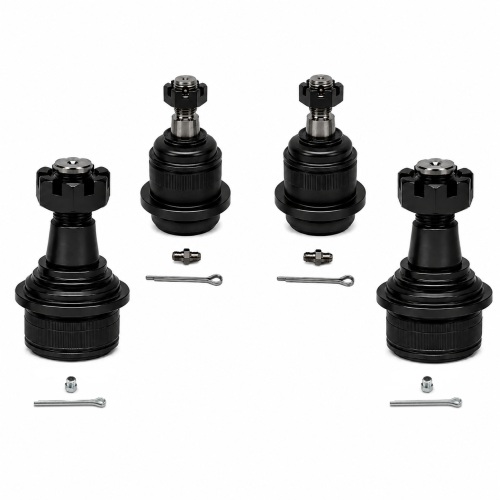 Apex Chassis - KIT111K | Apex Chassis Front Upper And Lower Ball Joint Kit For Dodge RAM Super HD 2014+ | Knurled Housing